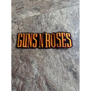 1980s Vintage Guns N Roses Patch Embroidered Applique‎ Iron On Sew On Patch New